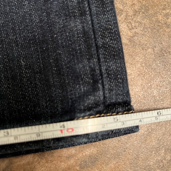 🌺 Fidelity Dark Blue Jeans Straight Leg 5 Pocket EUC Women’s Size 27. - Picture 11 of 15